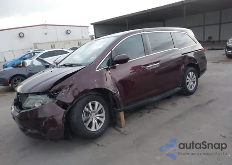 2014 Honda Odyssey Ex-L из США, поврежденный, VIN 5FNRL5H61EB067929
